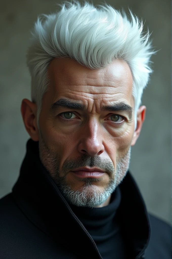 White-haired guy.