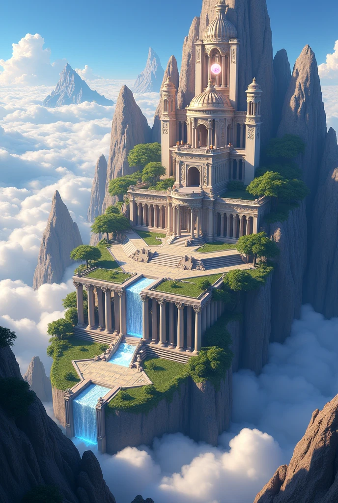mount olympus palace only animated