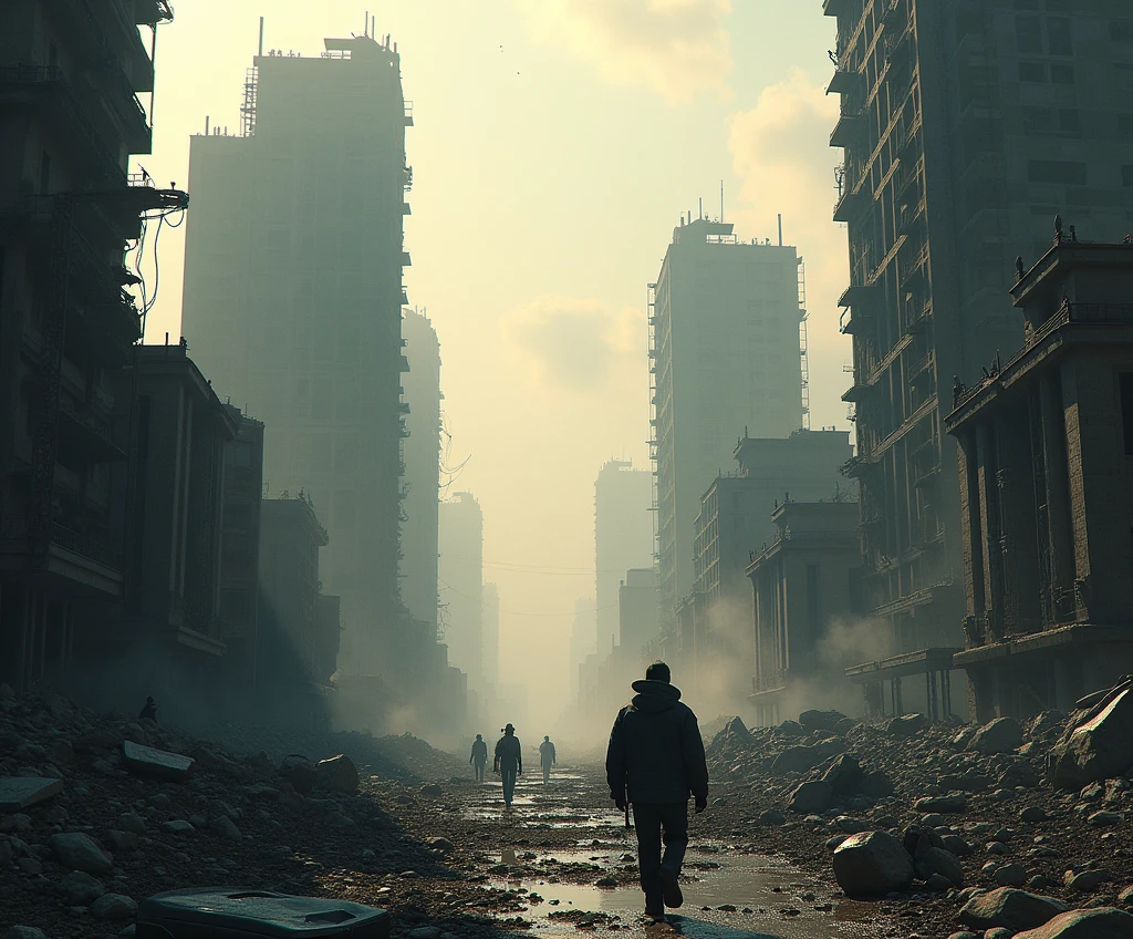 Destroyed City,background