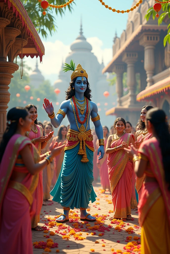 Celebrating janmashtami