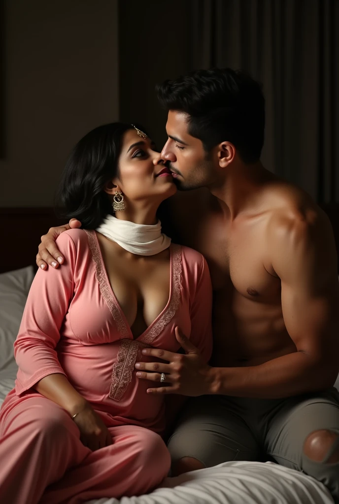 A base model of A sexy indian (hindu) man with his wife, , handsome face, detailed eyes, great hair, homoerotic, nsfw, masterpiece, posing for photo shoot ,penis,((hindu))