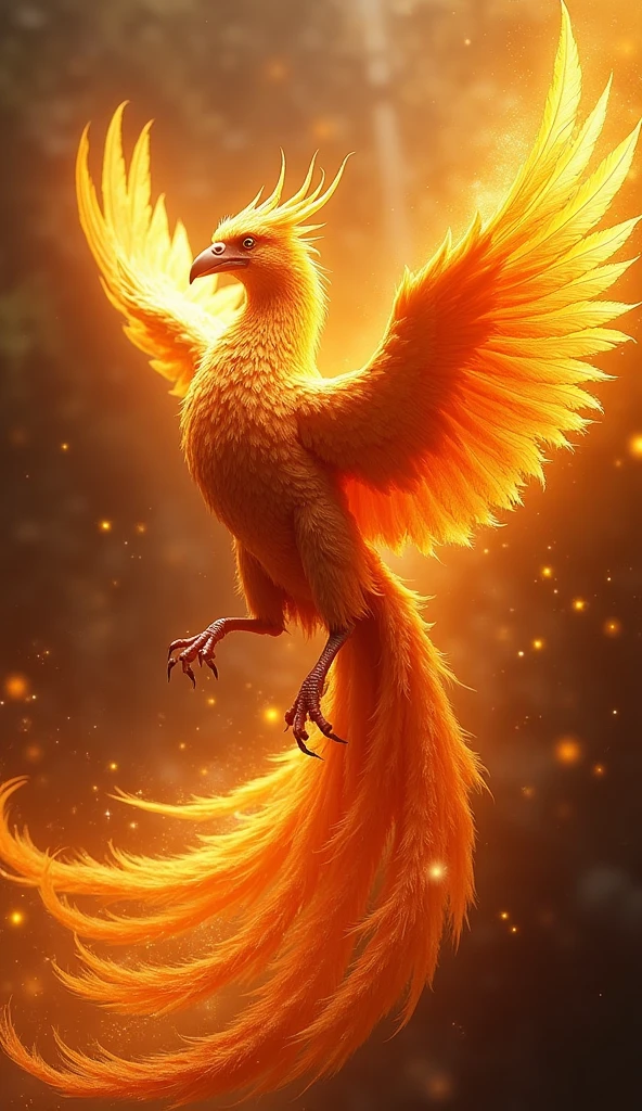 best quality, high quality, ultra quality, 8k, masterpiece, detailed, extremely detailed, insanely detailed, ultra detailed, ultra highres ,exquisite,lifelike Images,cinematic experience,UHD picture,Realistic,photorealistic,hyperrealistic,vivid,RAW photo,shot by DSLR,(Phoenix,Golden Shine)