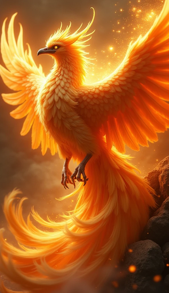 best quality, high quality, ultra quality, 8k, masterpiece, detailed, extremely detailed, insanely detailed, ultra detailed, ultra highres ,exquisite,lifelike Images,cinematic experience,UHD picture,Realistic,photorealistic,hyperrealistic,vivid,RAW photo,shot by DSLR,(Phoenix,Golden Shine)