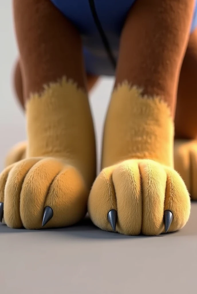Paw Patrol chase feet close up anthro