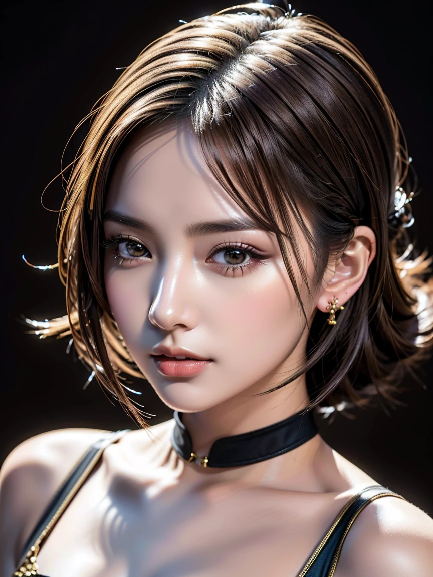 Highest quality, masterpiece, (Realistic:1.2), 1 person, Brown Hair, Brown eyes, front, Detailed face, beautiful eyes, Wearing a golden black suit, Highest quality, masterpiece, (Realistic:1.2), 1 person, Detailed face, beautiful eyes, [(Transparent Background:1.5)::5], (((masterpiece))), (((Highest quality))),(((Very detailed))), figure, 1 personの, alone, mysterious, Variegated eyes, Detailed eyes, Super detailed, A light smile, Very detailed, beautiful, Detailed, Super detailed, Highest quality, Complex, 4K, 8k, Talked about at the art station, Excellent anatomy, beautiful lighting,　　　
