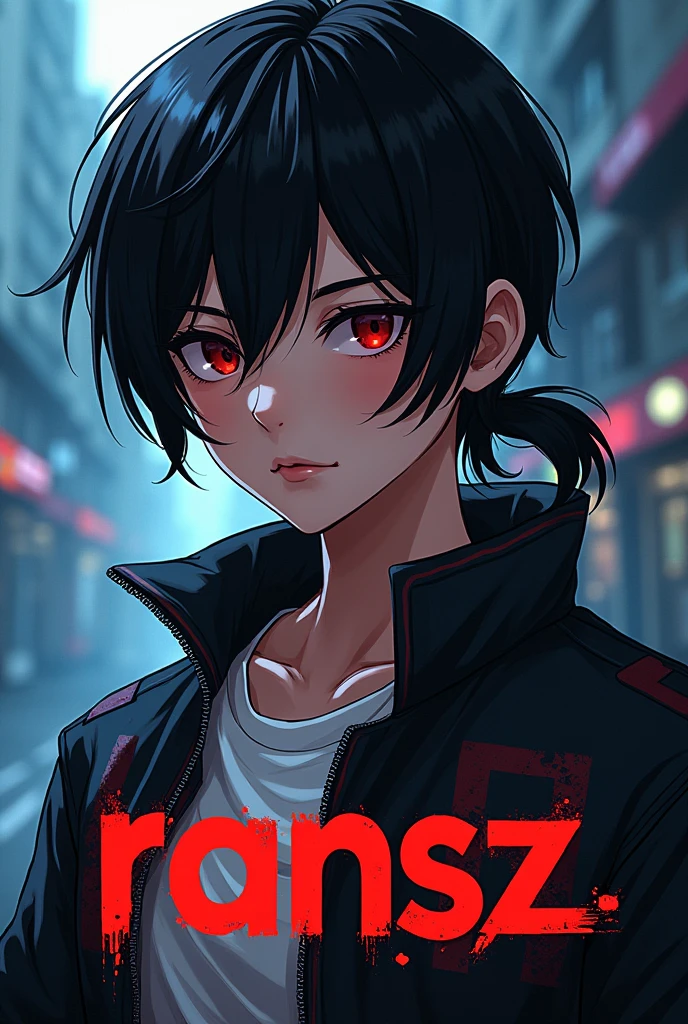 Cool anime profile picture with RANSZ written on it