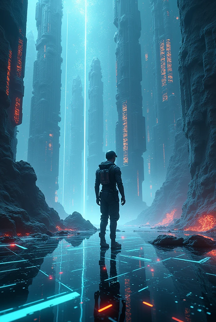 Make a facebook cover photo a name of ai world