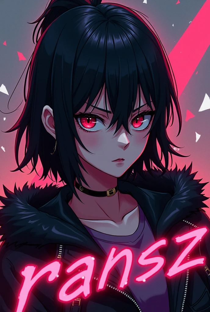 Cool anime profile picture with RANSZ written on it