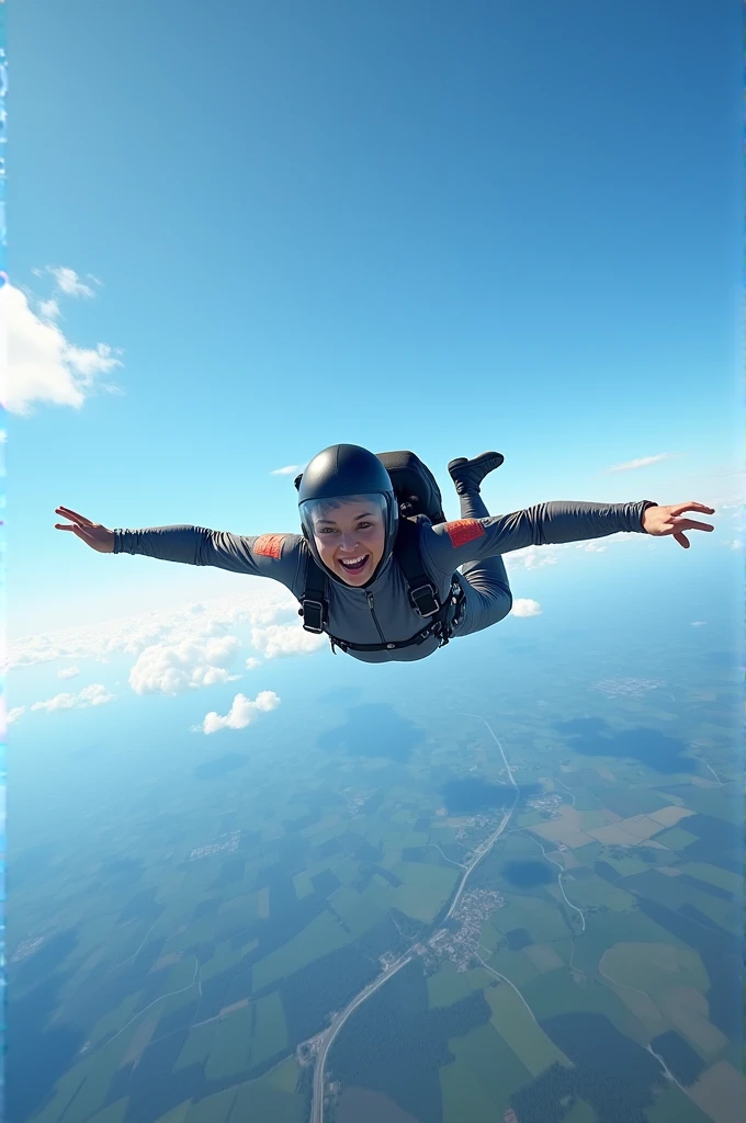 I am in a pic of skydriving