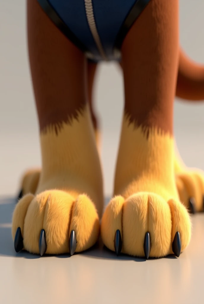 Paw Patrol Chase feet close up anthro 2 feet