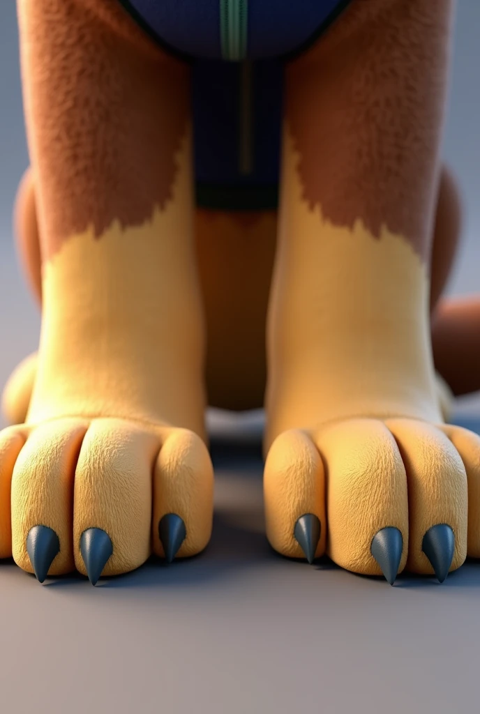 Paw Patrol Chase feet close up anthro 2 feet