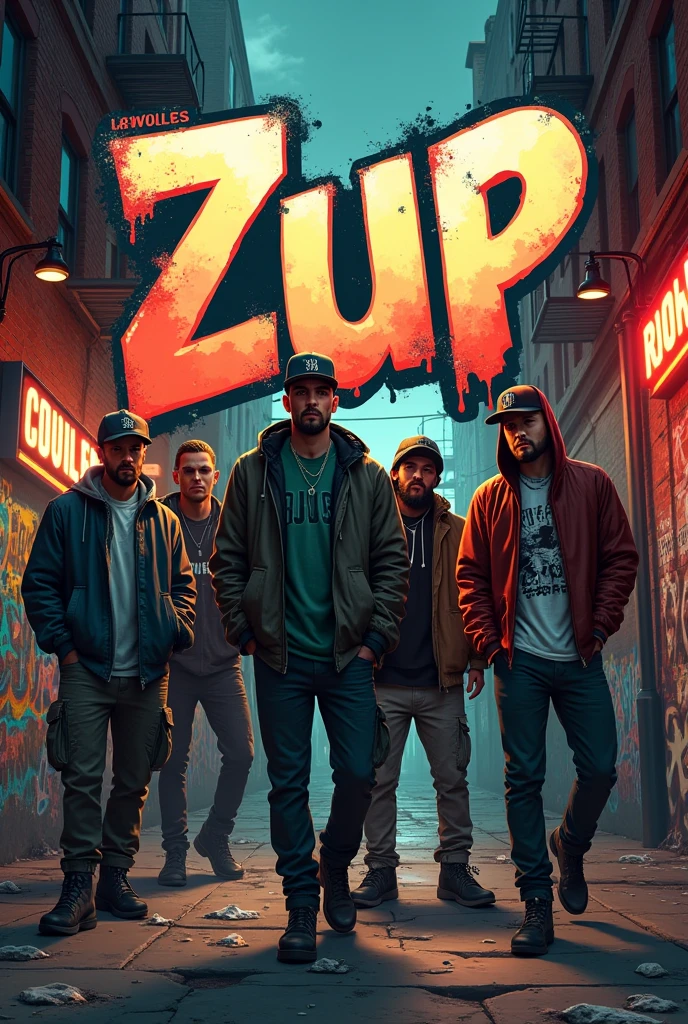 put the word zup add gangster 