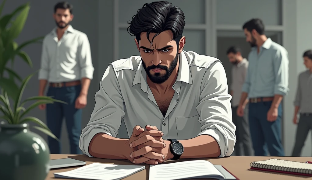 Vijay's Friends Turning Away: Show Vijay reaching out to his friends for support, but they are turning their backs on him, leaving him feeling isolated and alone.