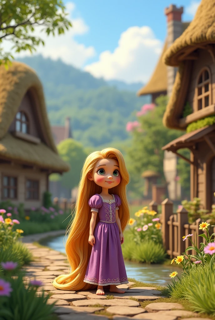 Rapunzel small village
