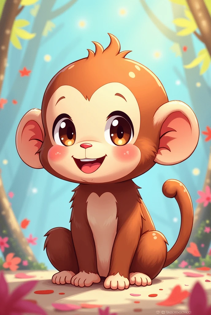monkey anime lovely