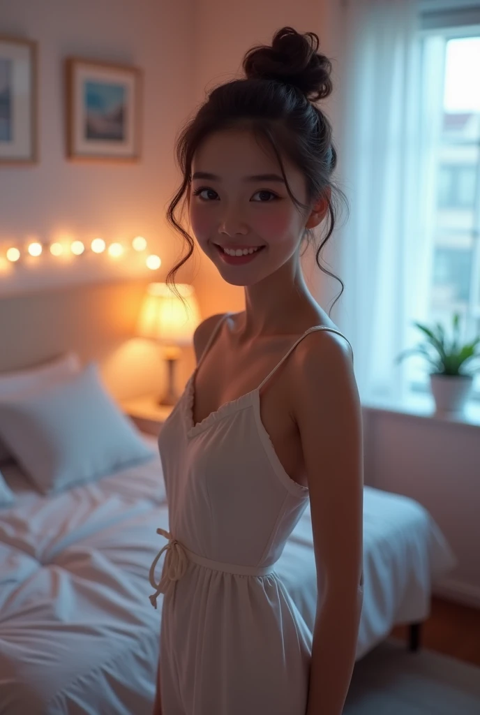 Beautiful eighteen year old, smiling, cute, smile,