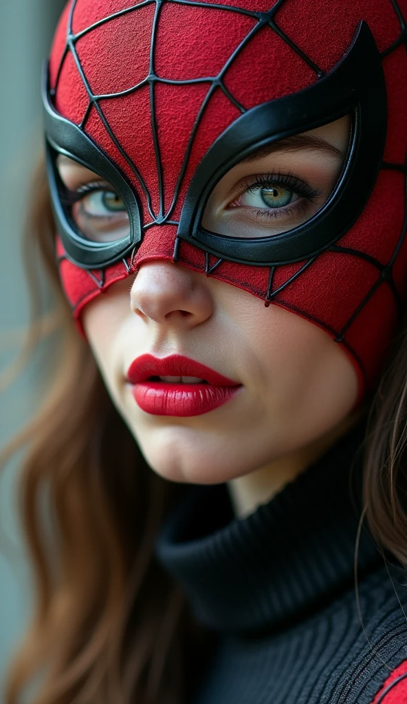 ((best quality)), ((masterpiece)), (detailed), perfect face closeup
beautiful woman with spiderman mask