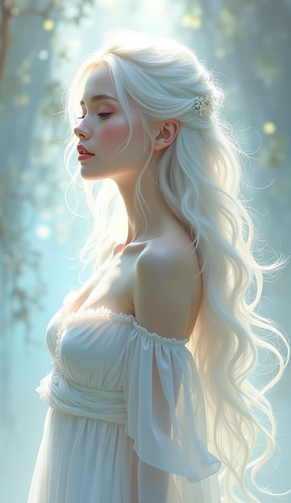 Sena for no, pure devine pale skin