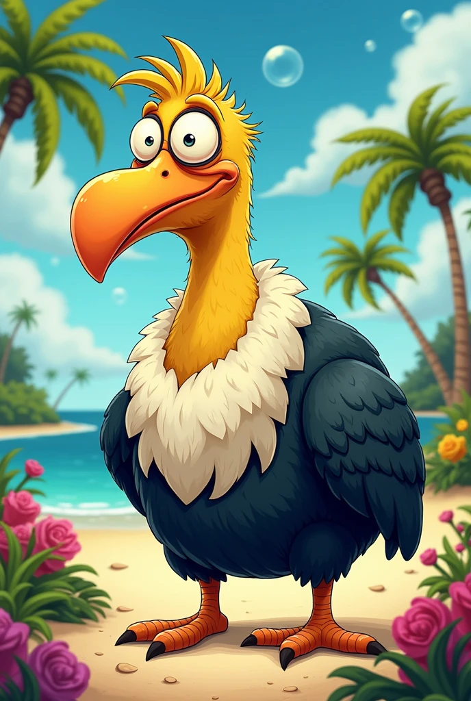 UGLY DODO BIRD IN CARTOON 