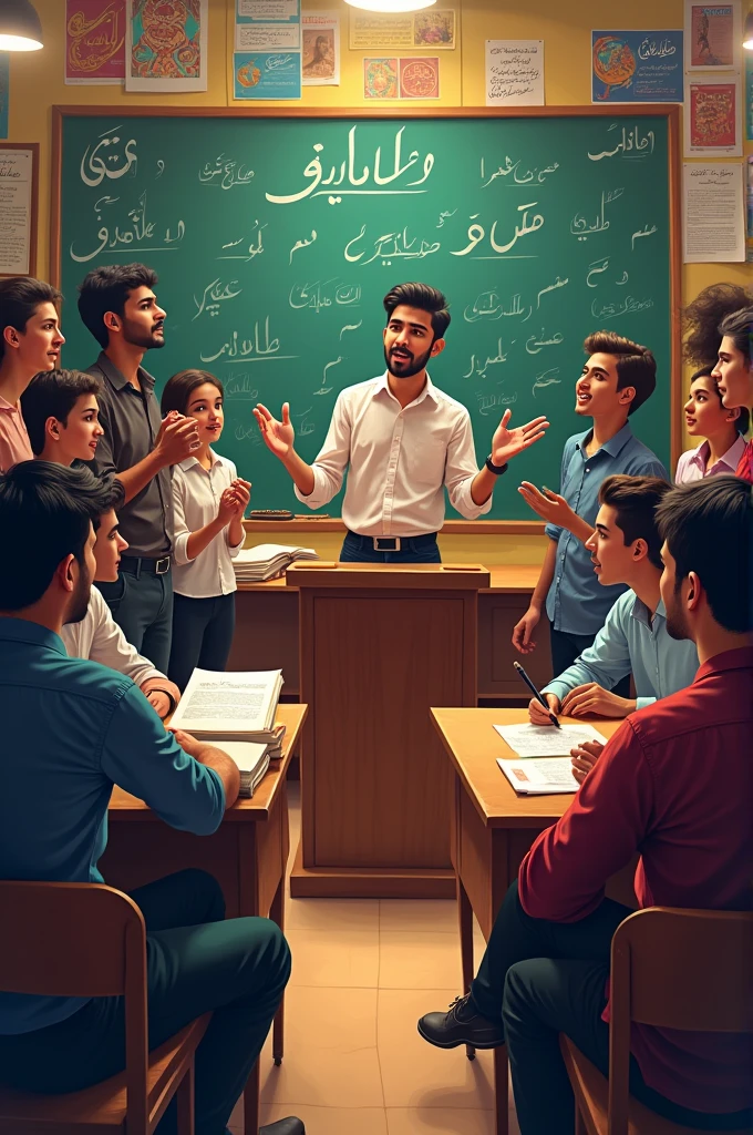 Debating society of students in pakistan urdu languagr