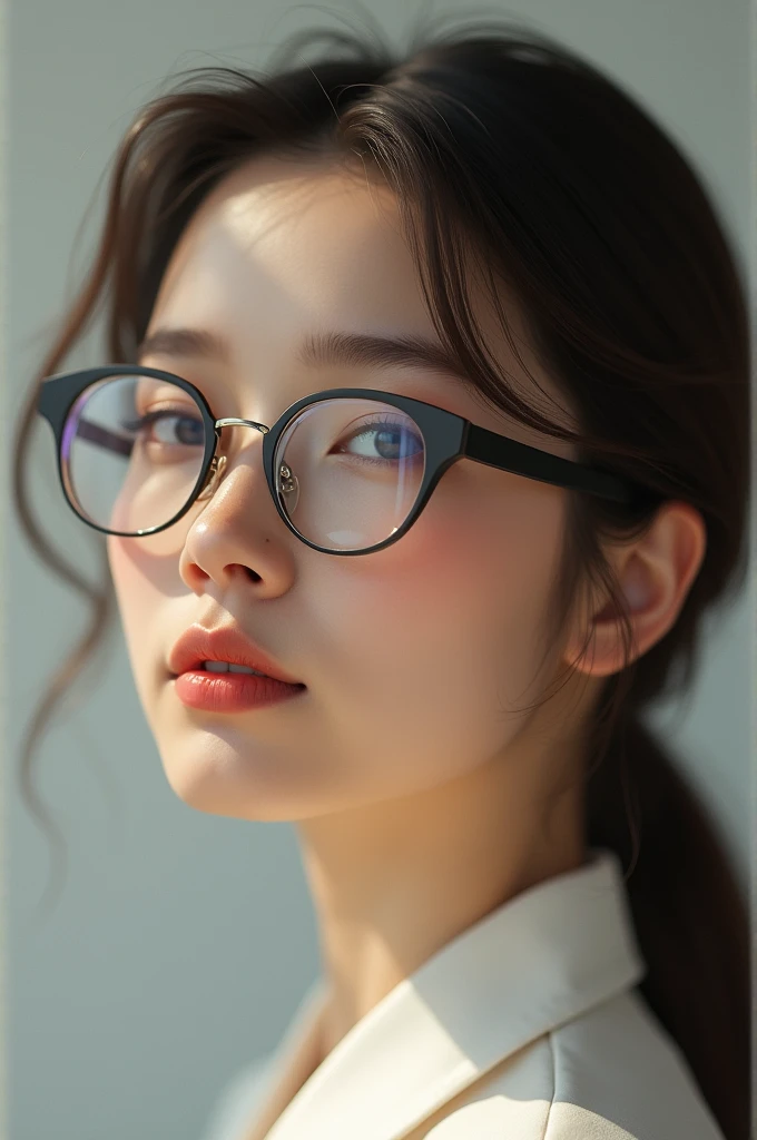 Glasses girl real-life 