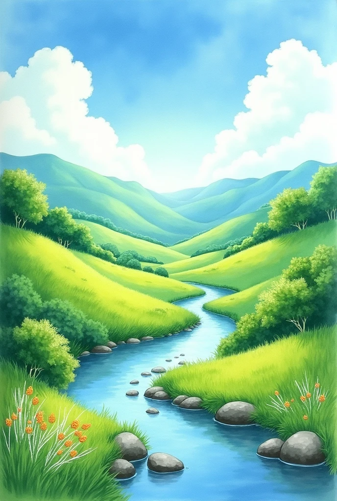 Create a watercolor painting