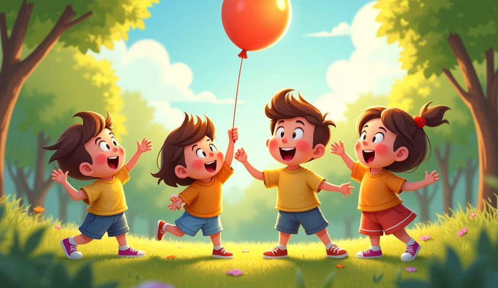 Max the smiled and said, “Flying is incredible, but nothing beats being with friends. Hello was holding a balloon up in the sky in the park with his friends cheering