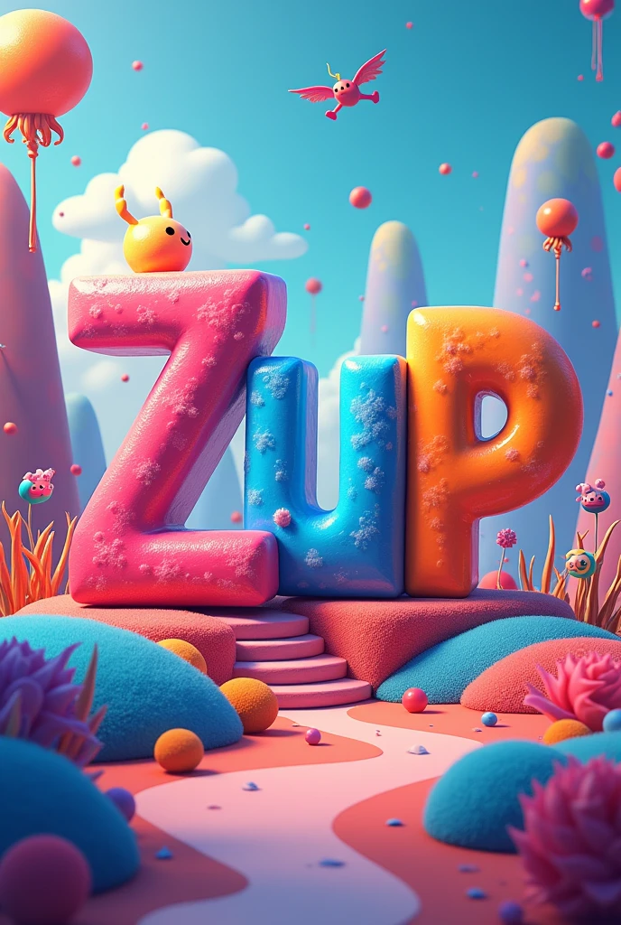 put the word zup add a prcion