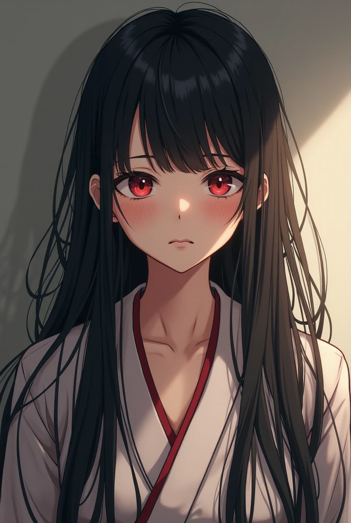 One person, High resolution, chest, Blushing, bangs, Very long hair, Winner of numerous awards, High resolution, Very detailed, Eyes are symbols, Contemptuous eyes, Solemn, Reality、Japanese、Idol