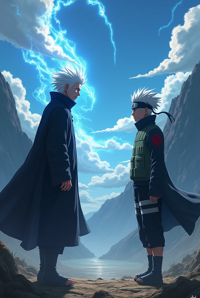 Satoru Gojo vs Kakashi Hatake a bit anime and a bit