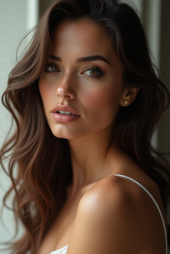 Sexy brunette woman