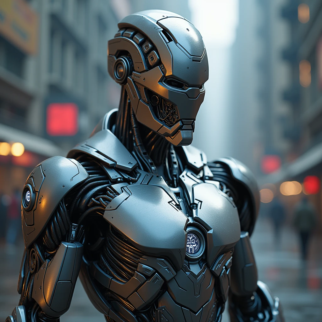 {{{masterpiece}}}, {extremely delicate and beautiful}, (solo:1.5), (best quality:1.2), (ultra high res, photorealistic, raw photo:1.4), 8k, Cinematic Lighting, beautiful lighting, professional lighting, physically-based rendering, photon mapping, radiosity, detailed and intricate, Ultron from marvel, {{{{{{Ultron}}}}}}