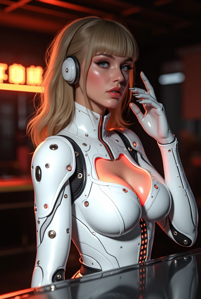 score_9、score_8_superior、score_7_superior、score_6_superior、score_5_superior、score_4_superior、Mechanical Bunny Girl、robot、Android、gear、Ideal body type、Big Breasts、Tight waist、Big Ass、Beautiful and detailed eyes、Beautifully detailed face、Captivating look、At the Casino、Half Body