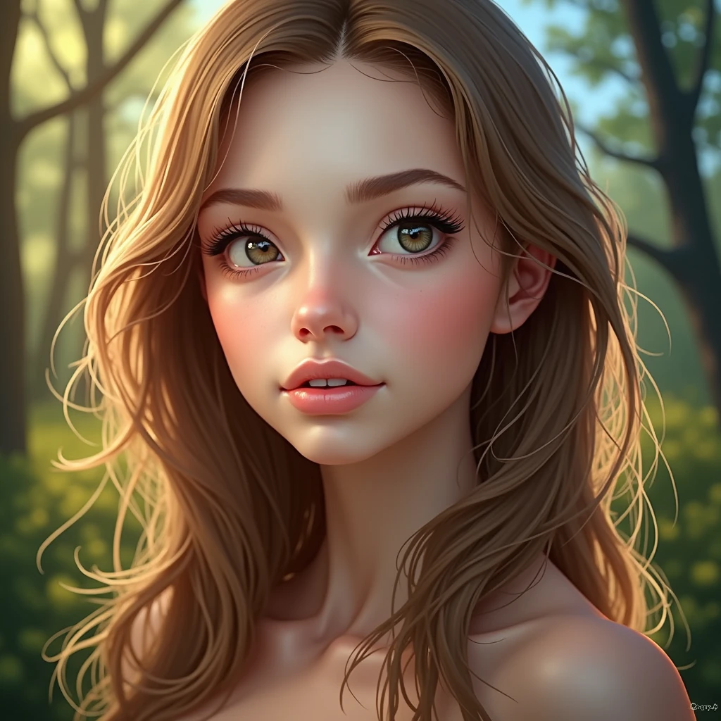 a girl, nude, beautiful detailed eyes, beautiful detailed lips, extremely detailed face and skin, perfect body, smooth skin, natural lighting, detailed ???????, photorealistic, high resolution, 8k, hyper detailed, masterpiece
