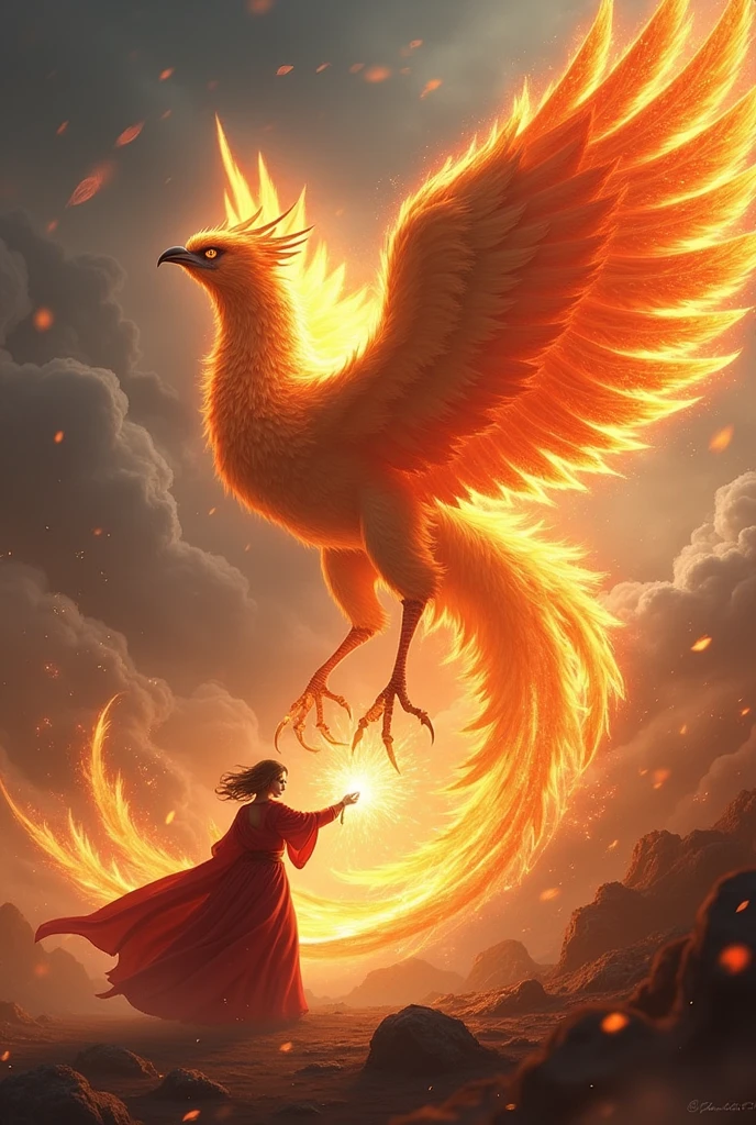 Giant Phoenix、Breathes fire、Deadly Combat、Explosive Female Wizard