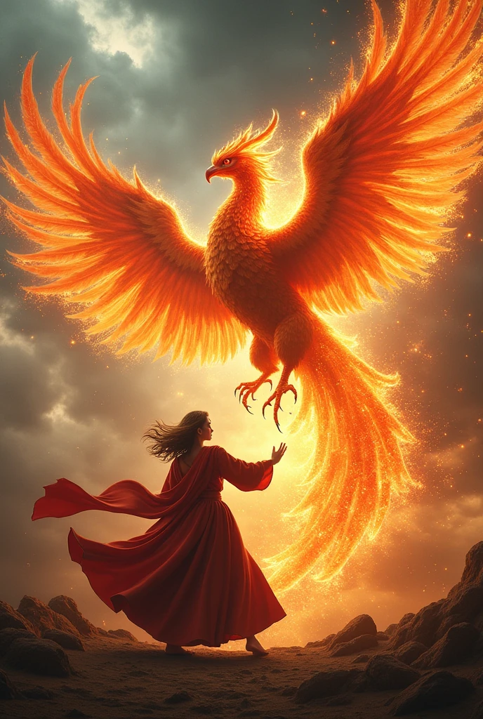 Giant Phoenix、Breathes fire、Deadly Combat、Explosive Female Wizard