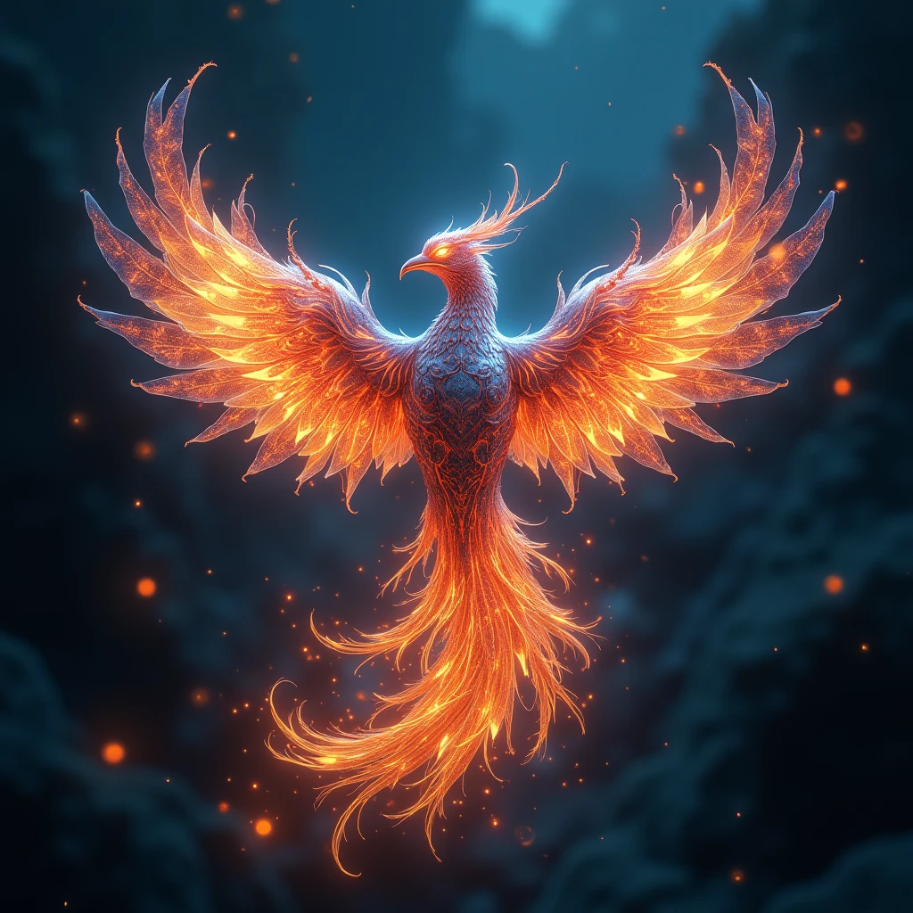 a phoenix, a philosopher's stone, an elixir, highly detailed, intricate, mystical, magical, glowing, ethereal, cinematic lighting, vibrant colors, digital art, fantasy art, hyperrealistic, masterpiece