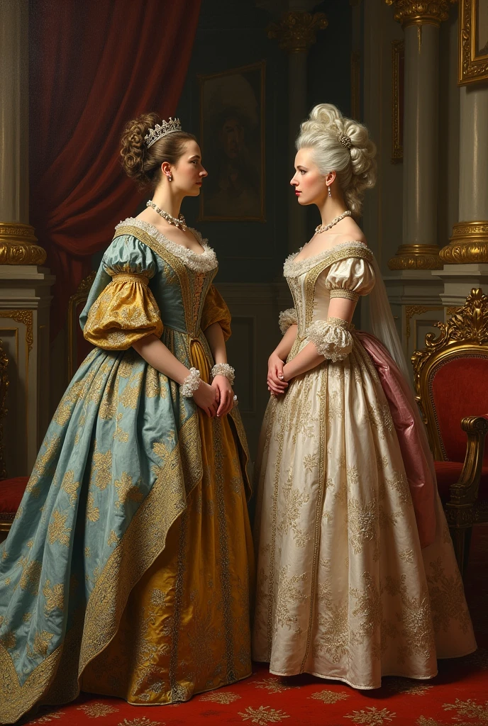 Queen Victoria with Queen Marie Antoinette
