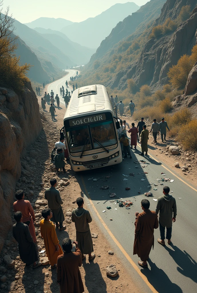 Travelling in Pakistan on bus road accident thumbnail