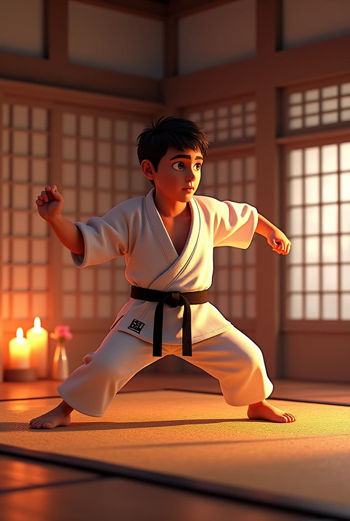 3D Name Miguel with Karate Theme