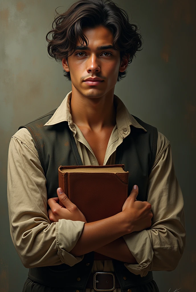 Harry Sanders:
Jeune homme déterminé et ambitieux.
Porte des vêtements usés, mais son regard brille d’espoir.
Tient un livre serré contre sa poitrine, symbole de sa soif d’apprentissage.