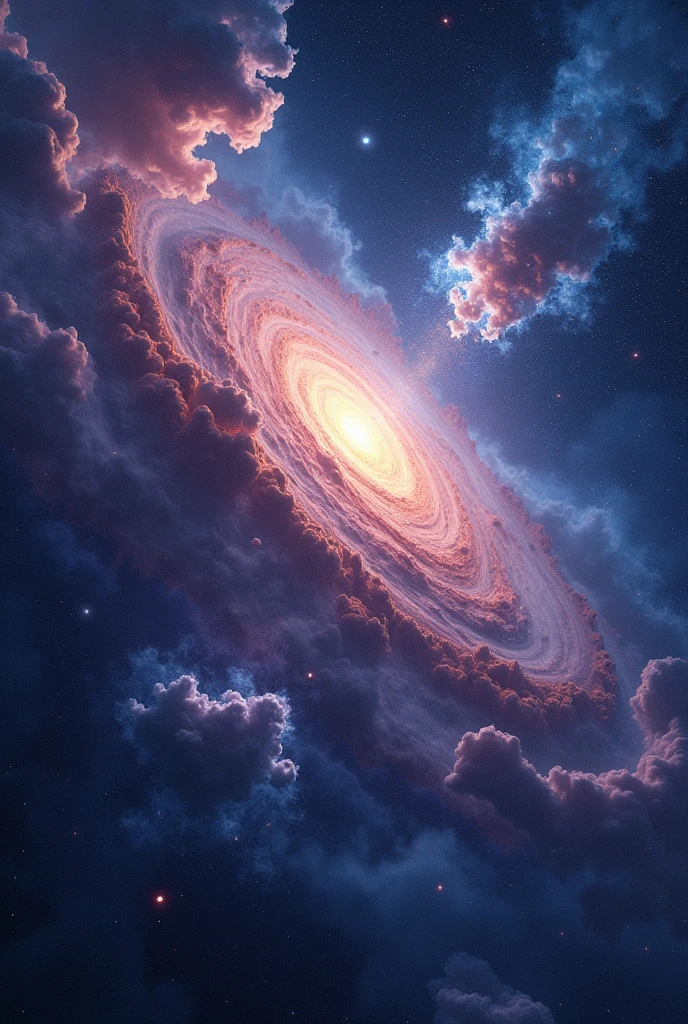 Cover of outer space and its galaxies