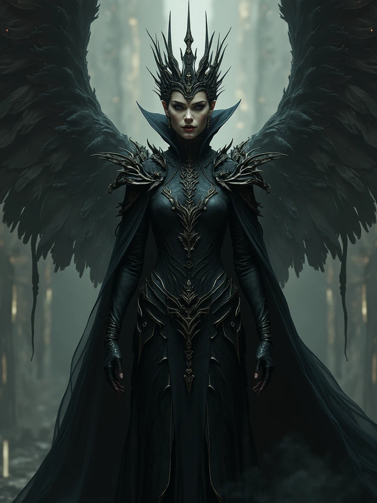 beautiful dark queen,masterpiece,savage,high  quality
