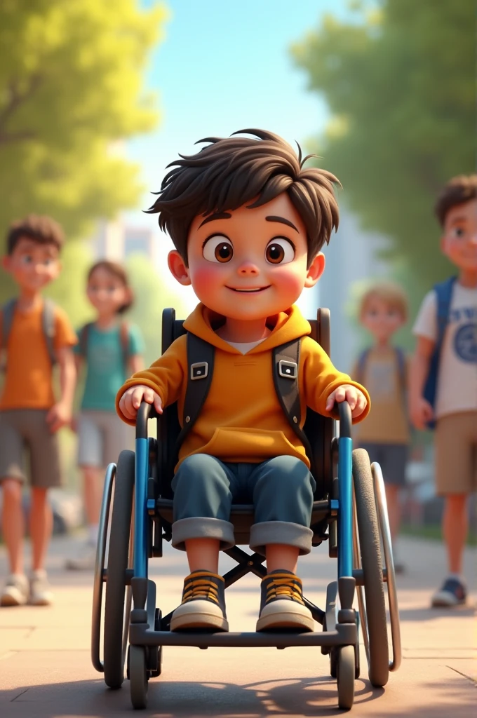 Wheelchair boy