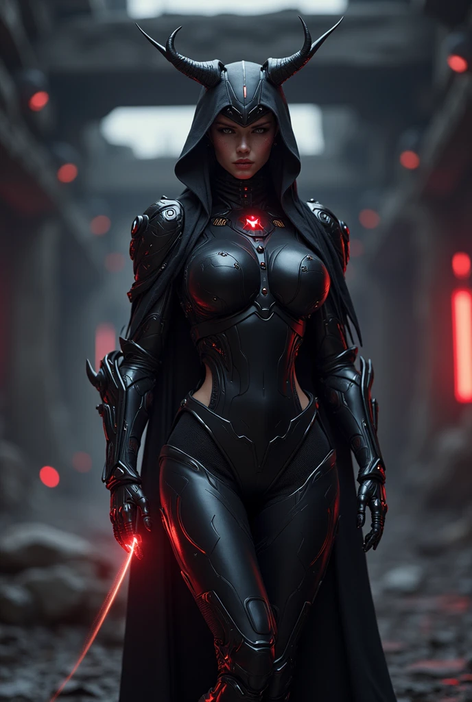 (Extremely detailed 8k wallpaper), a mid shot photo of a terrifying female succubus fear elder, confident, evil look, calm, modern futuristic clothing, complex, highly detailed, and dramatic, cinematic lighting, red skin:1.2, red glowing skin:1.2, cameltoe, subsurface scattering:1.2, soft lights, large breasts, pregnant:1.3