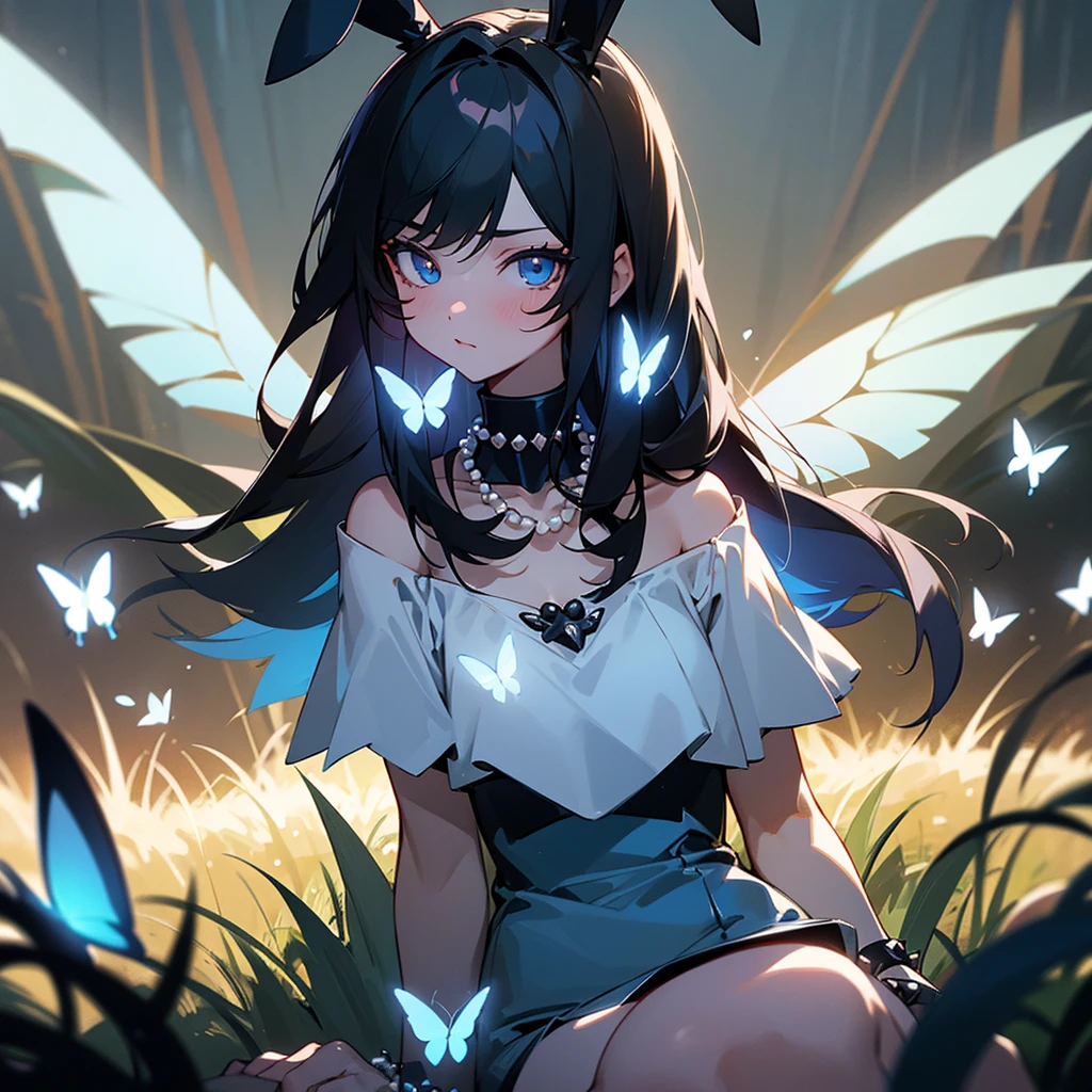 ((anthro butterfly,black butterfly fur,black skin,butterfly antennae, butterfly belly, butterfly legs, butterfly hands)),((the butterfly girl is masturbating)),nude,out of tongue,((feel her orgasm))