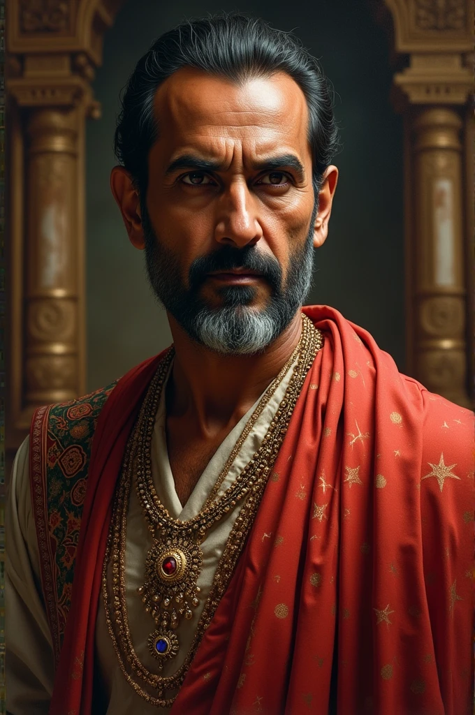 Indian actor Akshay Khanna in the role of Acharya Chanakya of Mauryan empire 