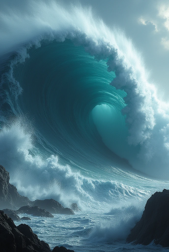 Big tsunami 
Tsunami 
