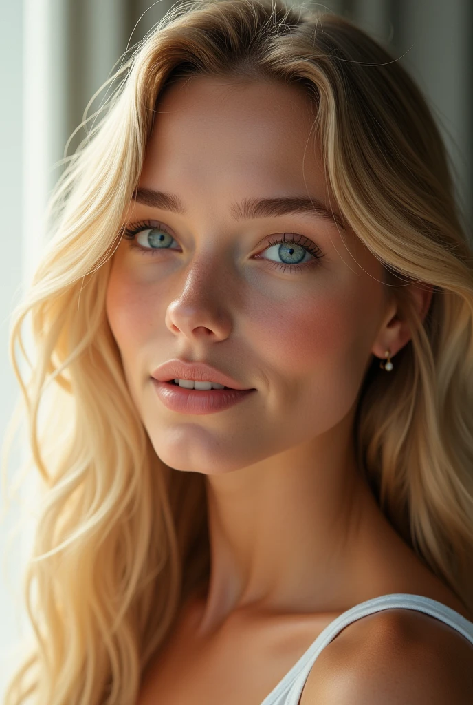create an image of an blonde woman