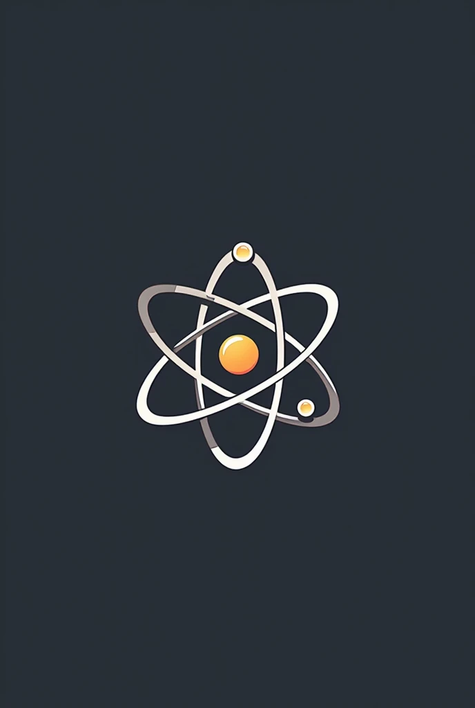 A logo about atom